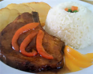 Costilla de cerdo con duraznos recetas