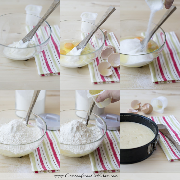 receta de bizcocho de yogur paso a paso