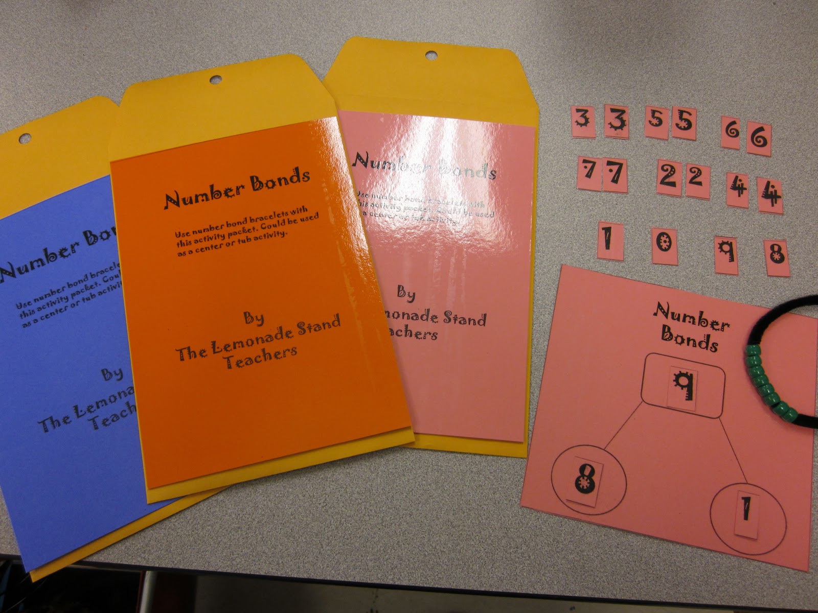 Number Bond Bracelets Take 2 The Lemonade Stand