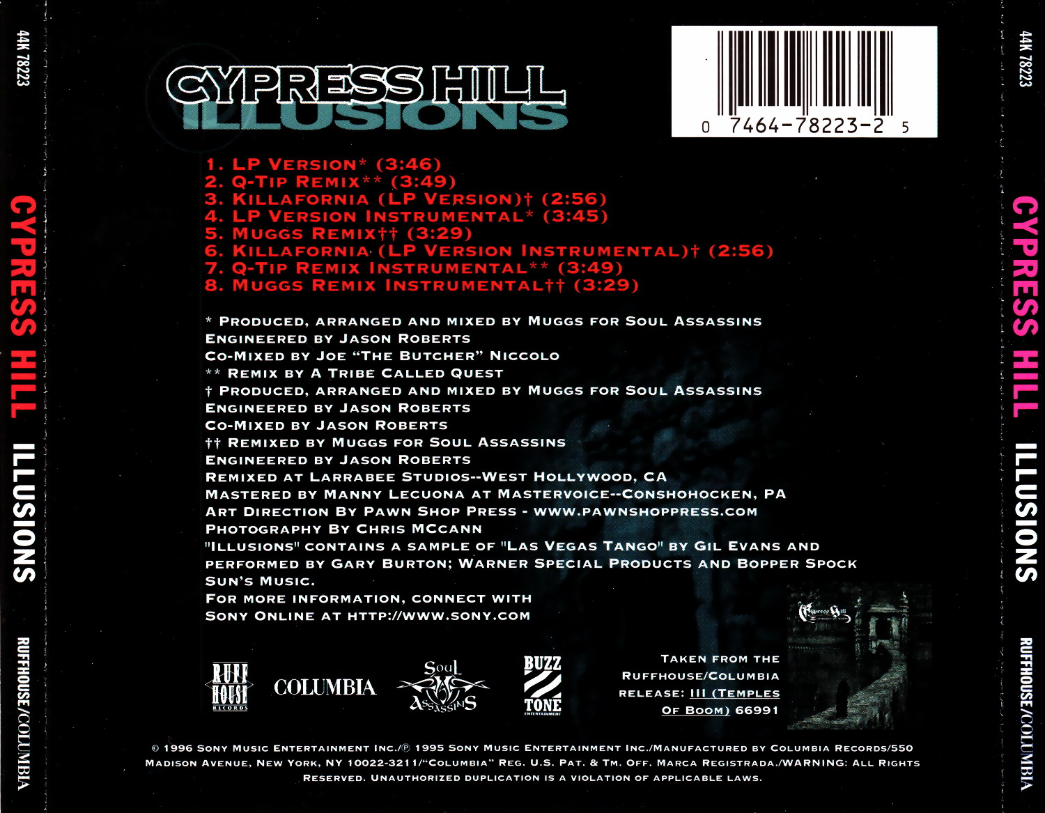 Cypress Hill - Illusions / Killafornia Cypress Hill - Illusions / Killafornia