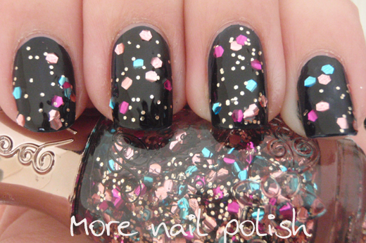 JQ multi coloured glitter ~ More Nail Polish