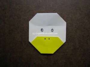 origami instruction com origami duck face