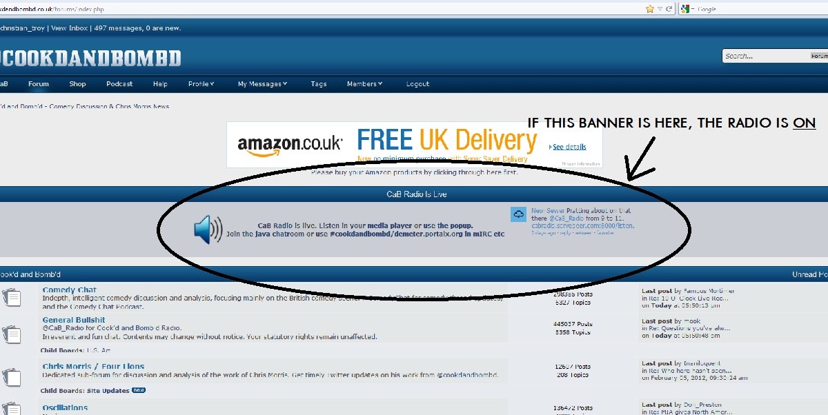 THE GRIM WORD How to listen to THE GRIM WORD, and all of the CaB Radio