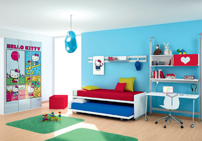 dormitorios de hello kitty habitaciones para niñas hello kitty