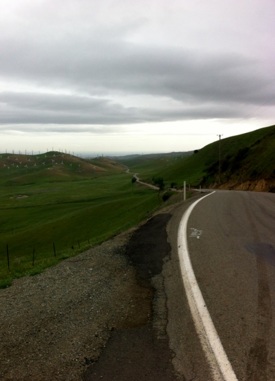 Mom Taxi Julie Enormous Bike Ride Patterson Pass Road and The Altamont Hills