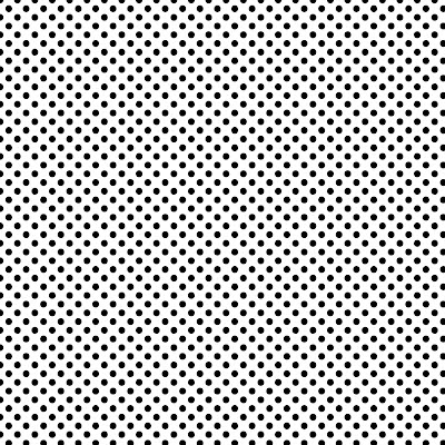 Small Black & White Polka Dots