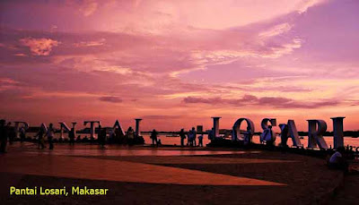 Sunset Pantai Losari, Makasar