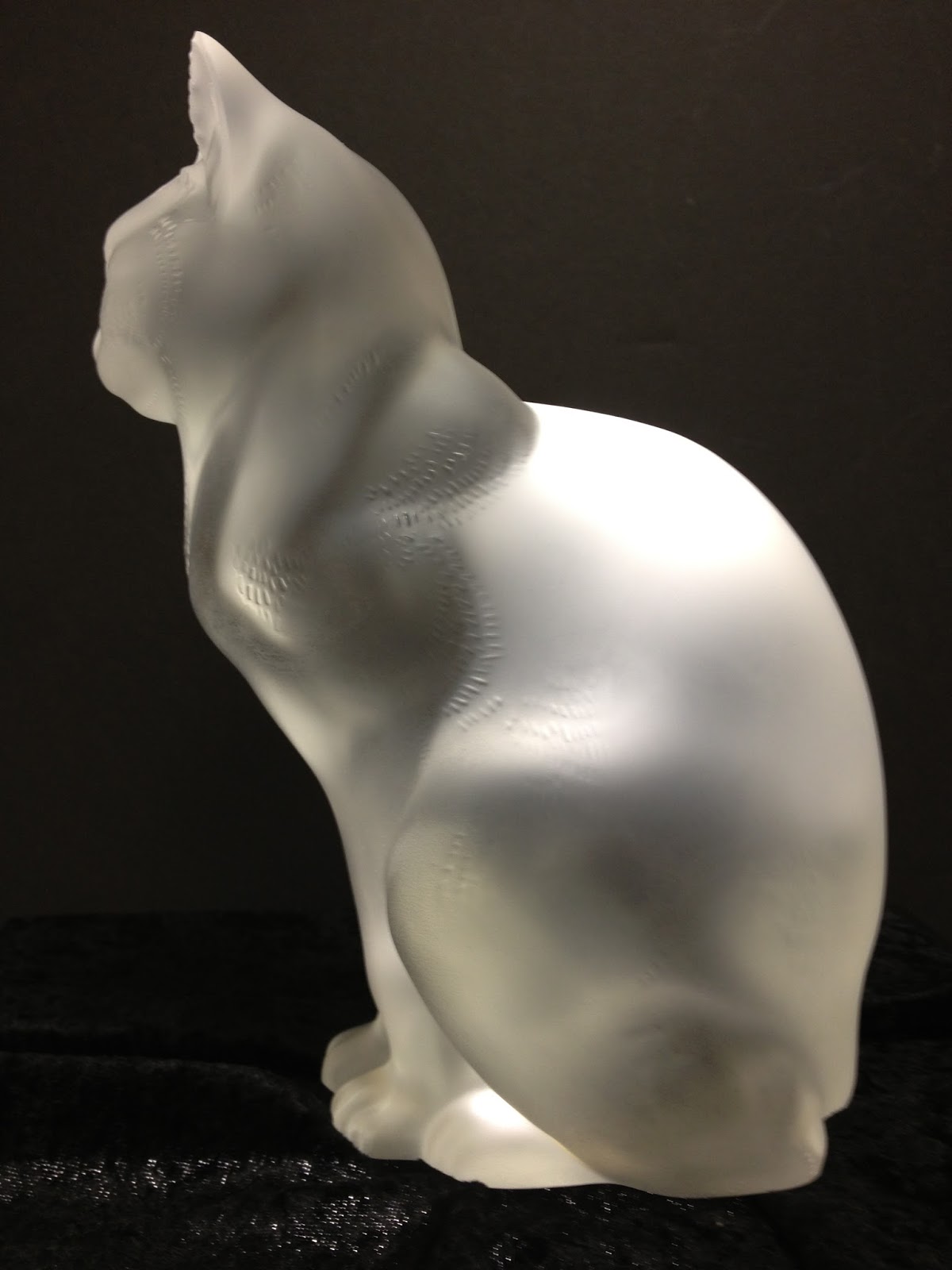 Antiques, Art, and Collectibles Lalique Crystal Cats