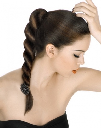 Rope Braided Hair Style 2014 Rope Braided Hair Style 2014