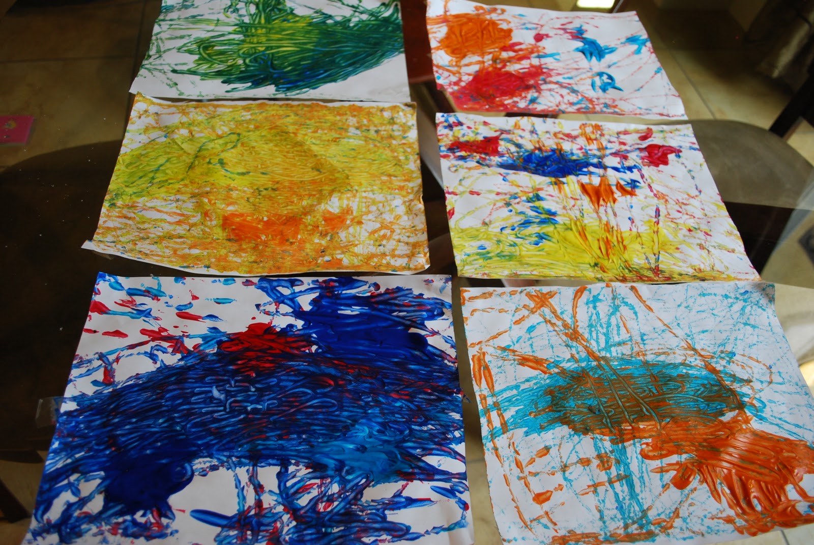 Marvelous Marble Painting Mess for Less