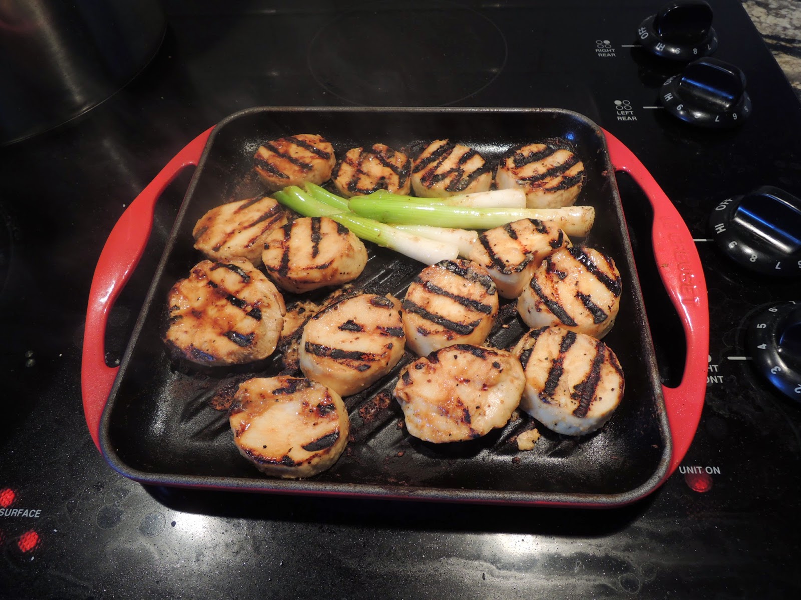 Soba Noodles with grilled Miso Abalone mushroom