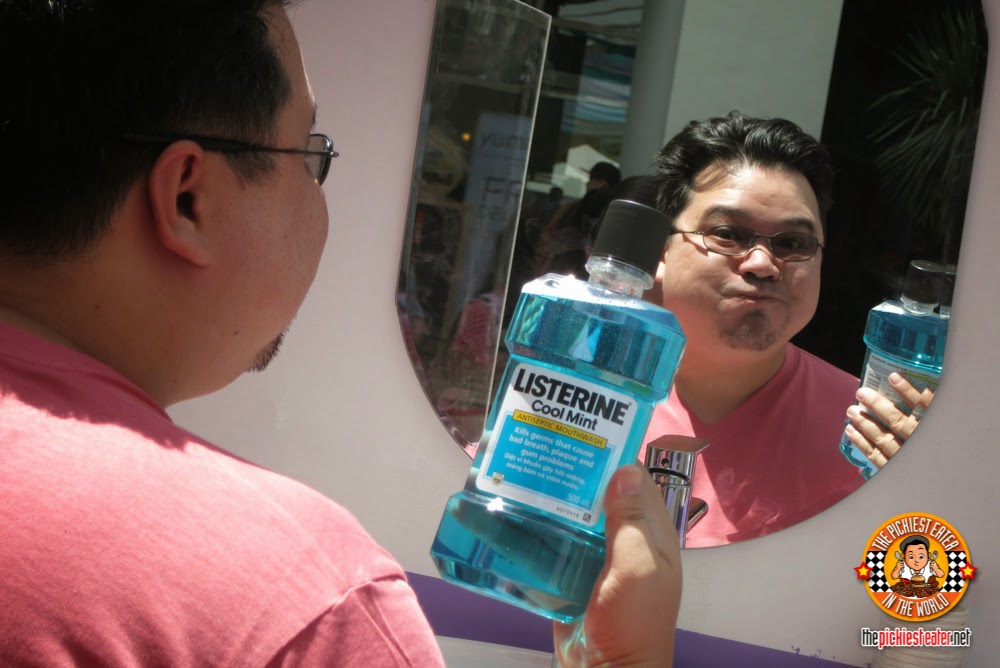 gargling with listerine