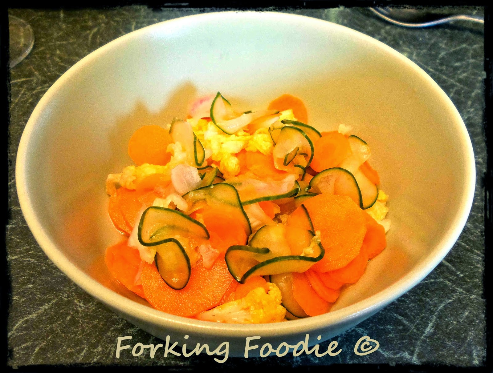 Forking Foodie Japanese Pickled Vegetables leave overnight, then