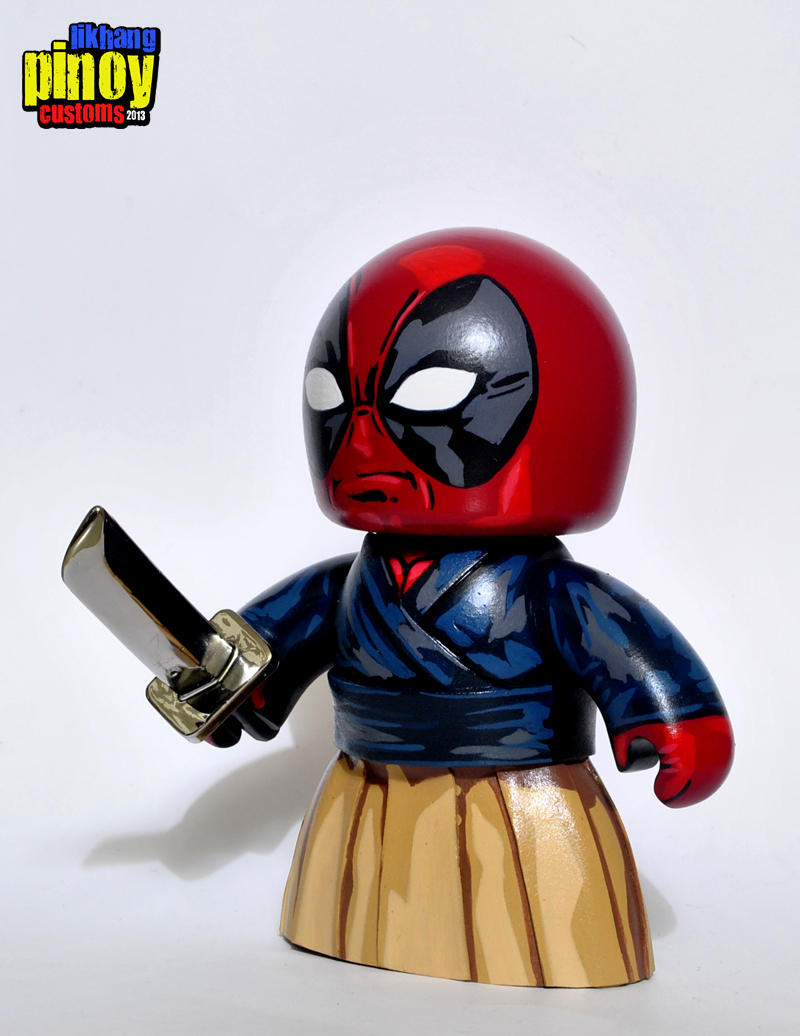 figurine pop deadpool samurai