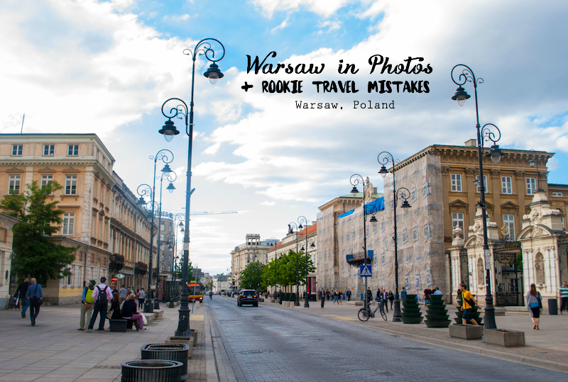 Warsaw's most beautiful street Image of warsaw's most beautiful street in poland
