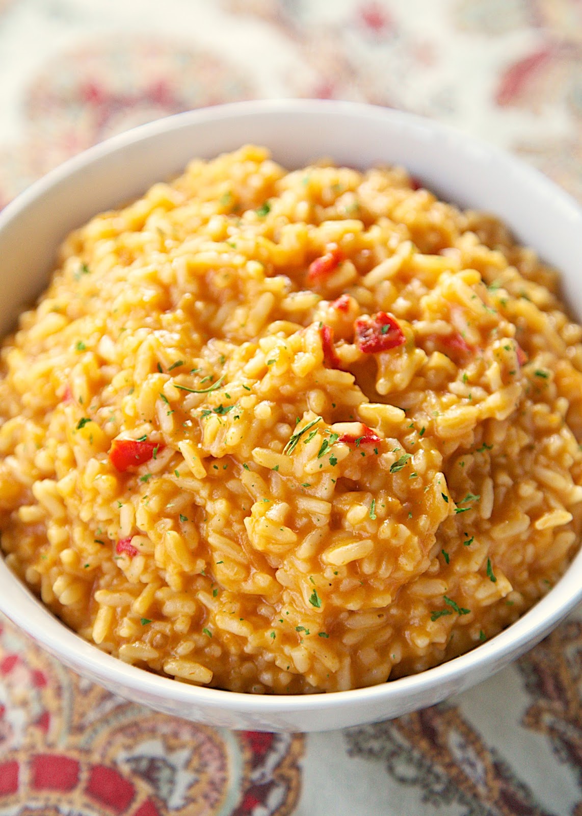 Quick Queso Rice Plain Chicken