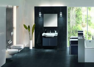 Badezimmer Schwarzer Boden Weiße Wand | Badezimmer Blog