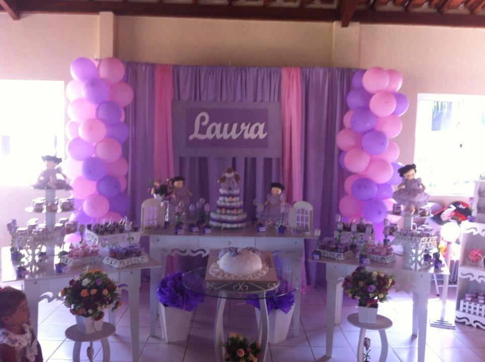 Decoração de Festas Chá de Bebê Lilas e Rosa Decoração de Festas Chá de Bebê Lilas e Rosa
