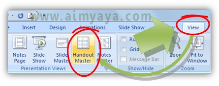 Cara mengedit handout master di powerpoint Gambar: Cara mengedit handout master di powerpoint