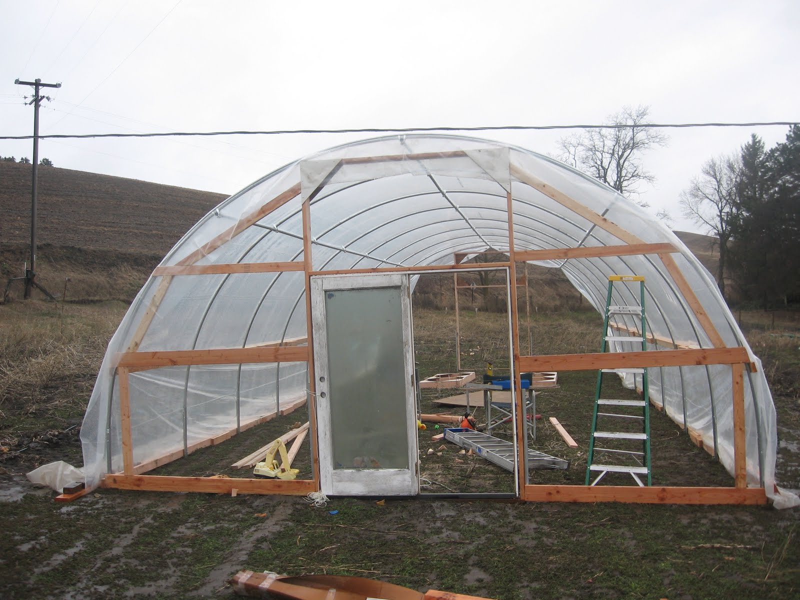 Omache Farm Our Hoophouse Adventure!