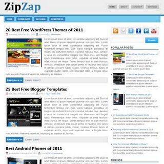 [Template] ZIPZAP - gọn, nhẹ mà đẹp ZipZap+Blogger+Template+with+Blue%252C+Fixed+Width%252C+Magazine%252C+Right+Sidebar%252C+White+Xml+Theme