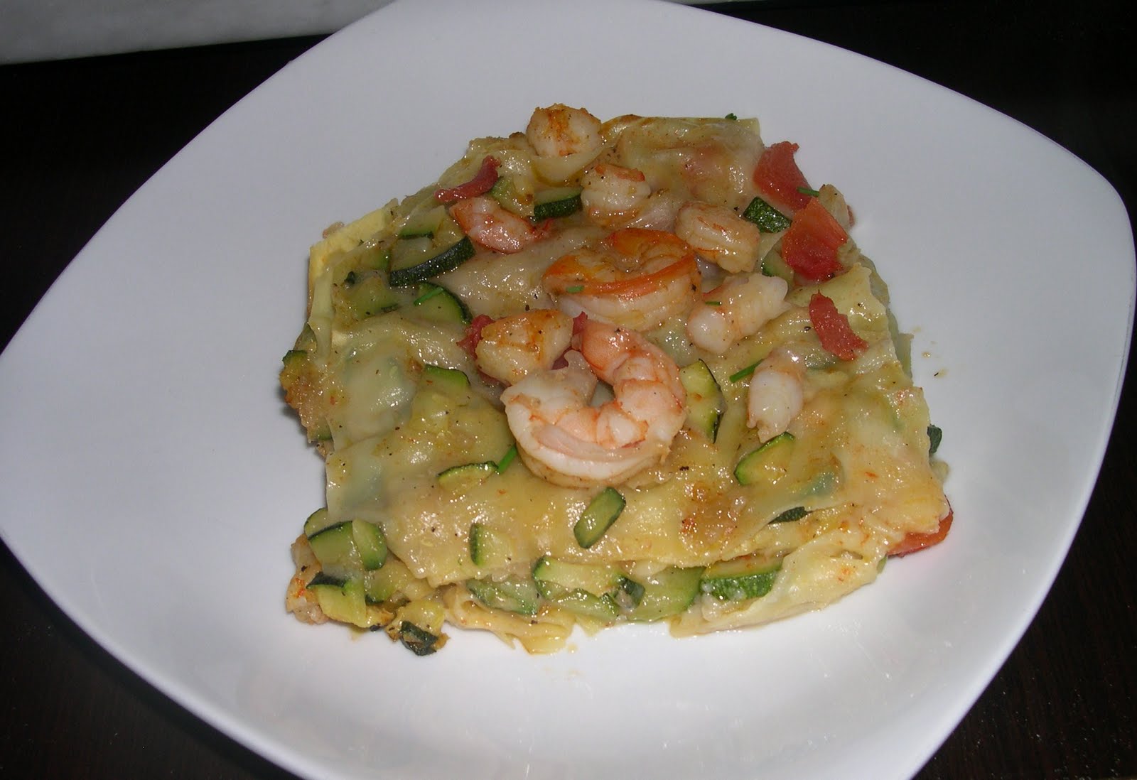 Cuciniamo con Daniela Lasagne con gamberetti e zucchine