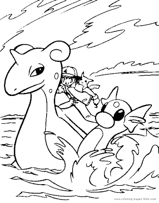 pokemon coloring pages adventure