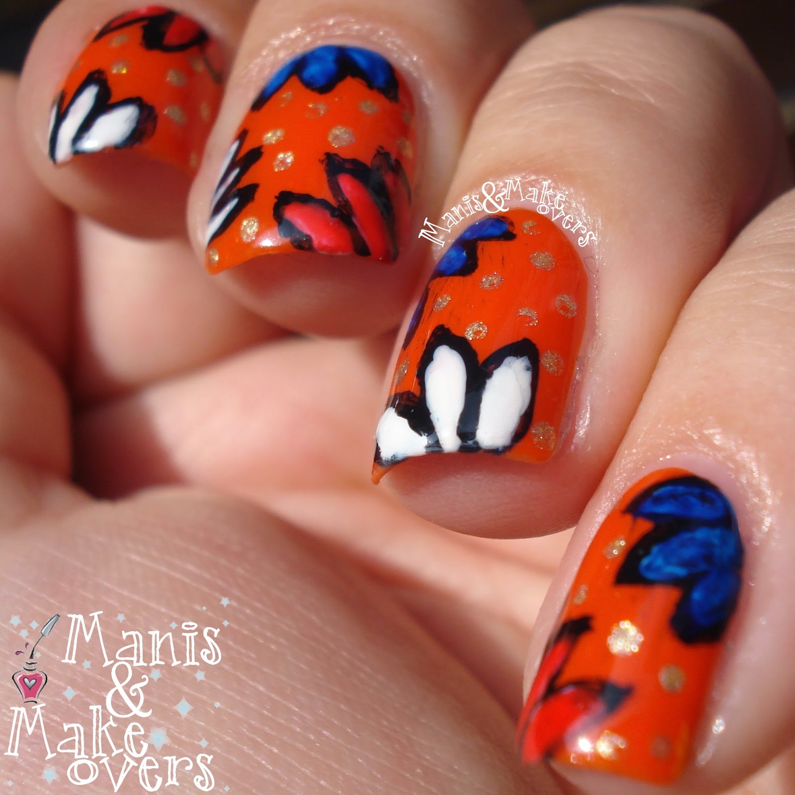 Manis & Makeovers Holland World Cup Nail Art