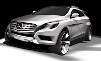 2011 Mercedes-Benz M-Class W 166 Design Sketches preliminary exterior