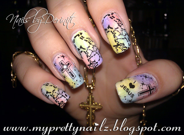 3. Christian Easter Nail Art - wide 1