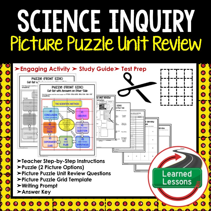 PHYSICAL SCIENCE PICTURE PUZZLES PHYSICAL SCIENCE Test Prep, PHYSICAL