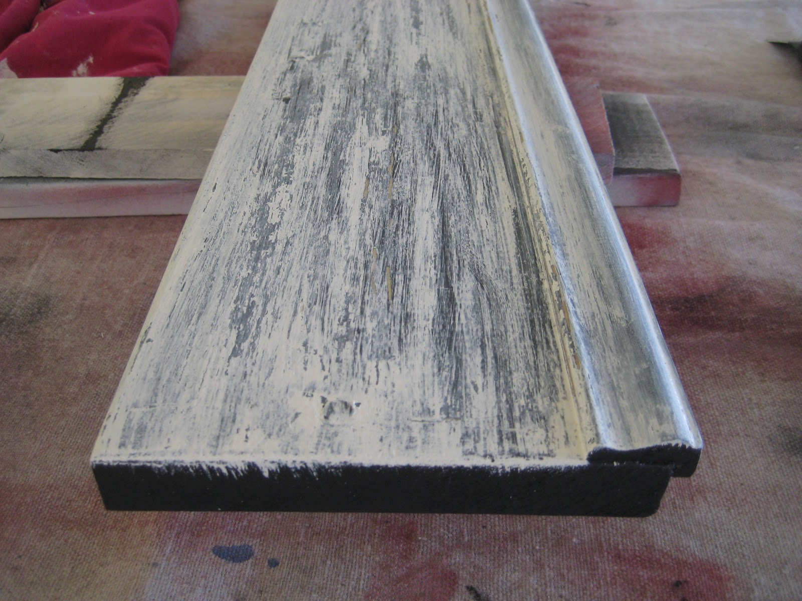 Happy At Home Painting Technique Scraping