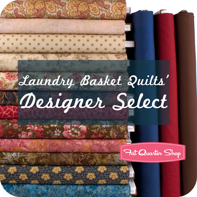 Fat Quarter Shop's Jolly Jabber Designer Select Laundry Basket Quilts