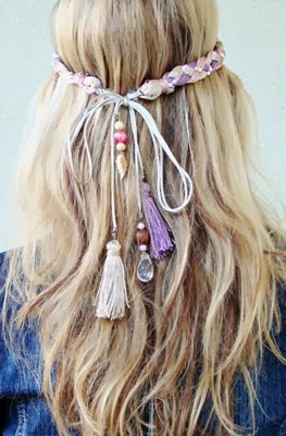 Headband para cabelo com tassel Headband para cabelo com tassel