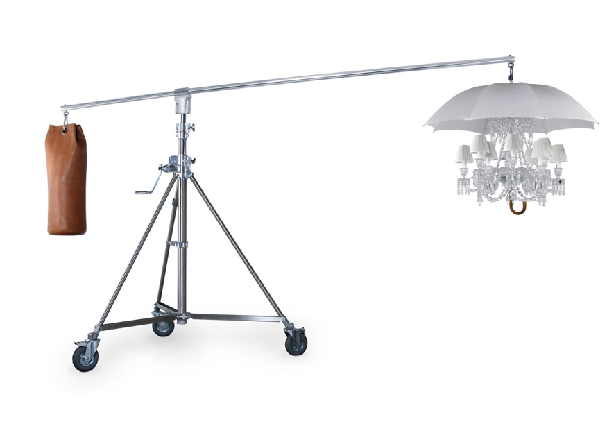 Philippe Starck Gives A Modern Makeover To Baccarat S Traditional Baccarat S Classic 12 Light Zenith Chandelier Gets A Modern Makeover By Philippe Starck As Both Floor Lamp And Suspended Named The Marie Coquine