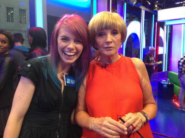Jenni Tulip The Thrifty Magpies Nest and Anne Robinson on The One Show Jenni Tulip The Thrifty Magpies Nest and Anne Robinson on The One Show