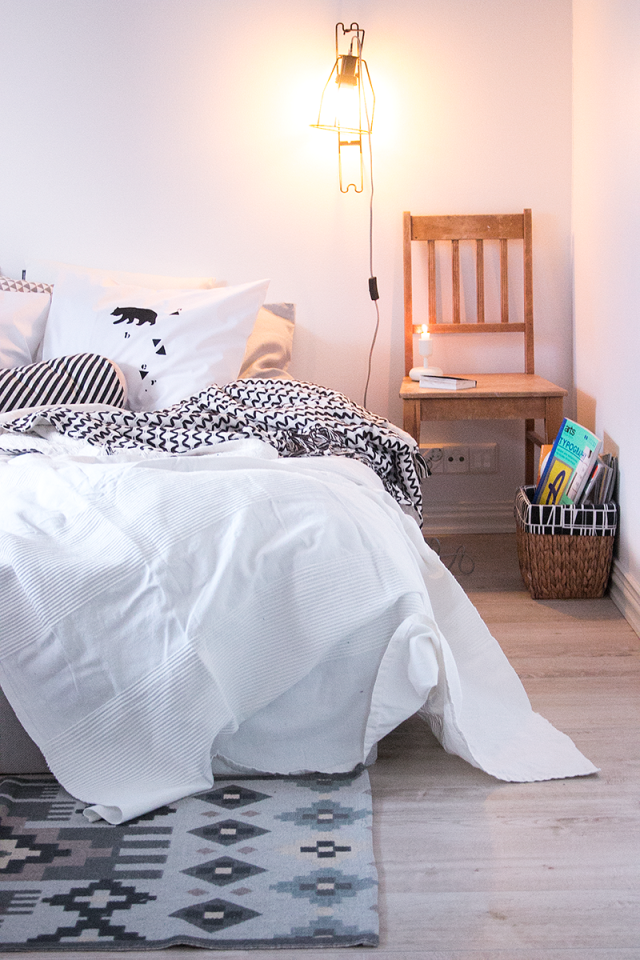 Como combinar cojines habitación estilo nórdico