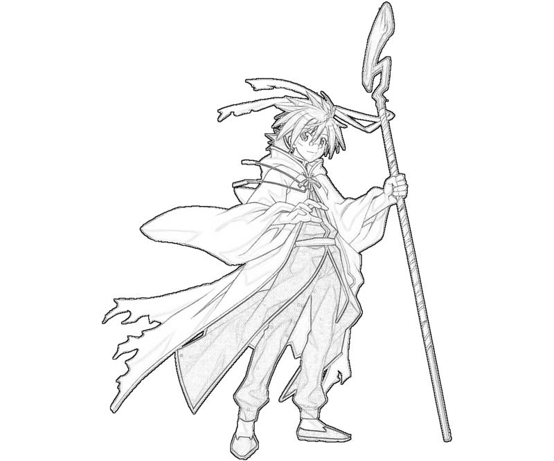 Negi Springfield Power Coloring Pages negi-springfield-power-coloring-pages