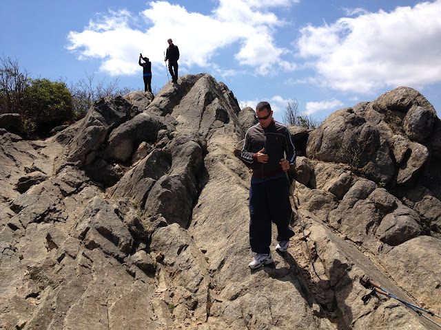 scrambling around Mary's Rock