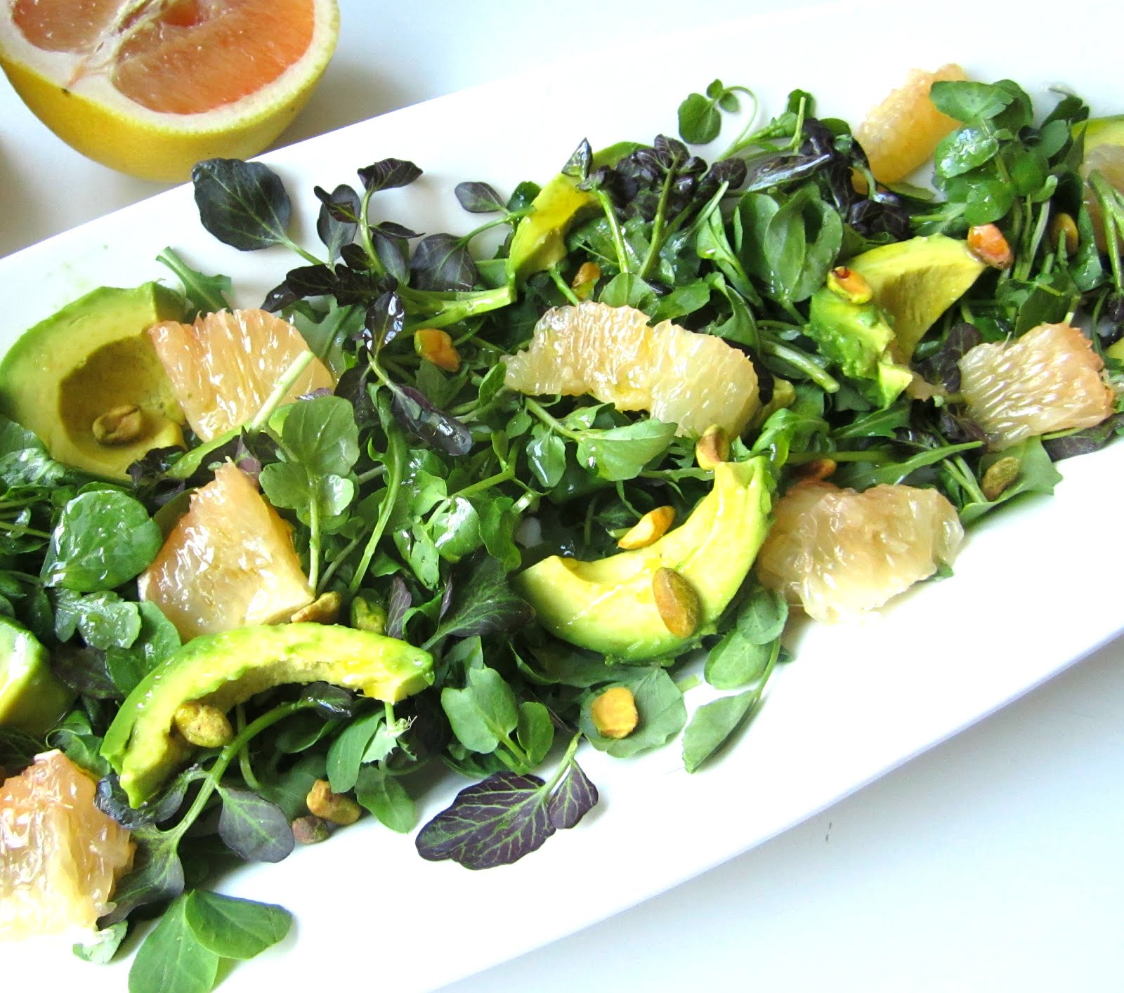 Avocado & Grapefruit Salad w/ Pistachios