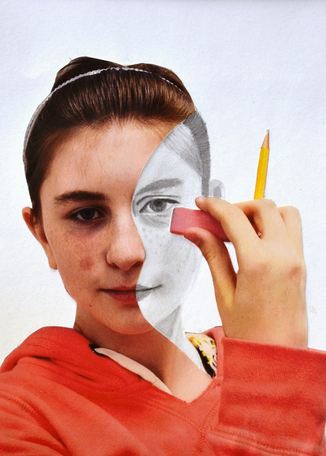 Lessons from the K12 Art Room Erase Your Face (!)