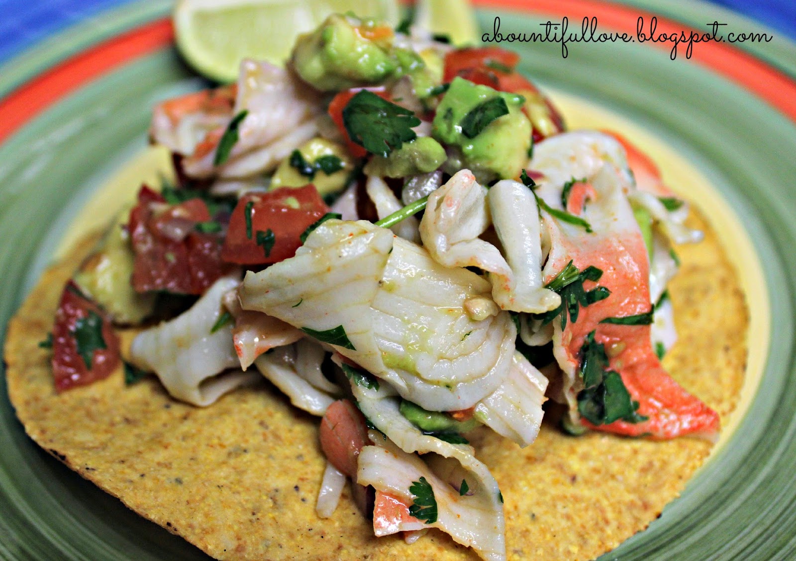 A Bountiful Love Crab Ceviche