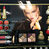 Dior Swatches of all lipsticks, lip glosses and eye shadow quads from Golden Shock Collection for Holiday 2014