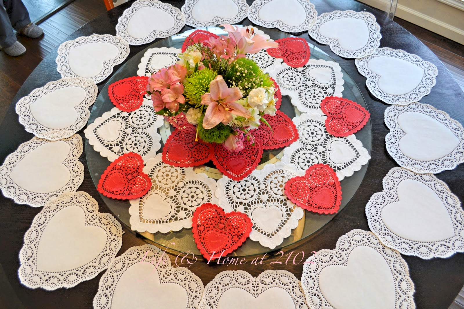 Life & Home at 2102 Easy Valentine Doily Crafts