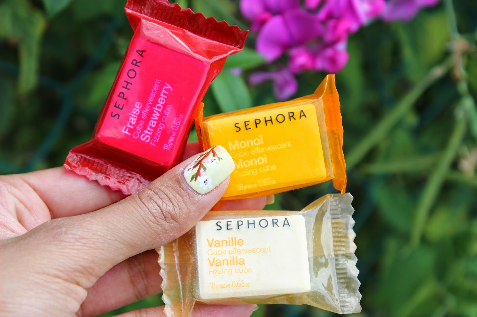 The Nail and Beauty Corner Sephora Fizzing Cubes