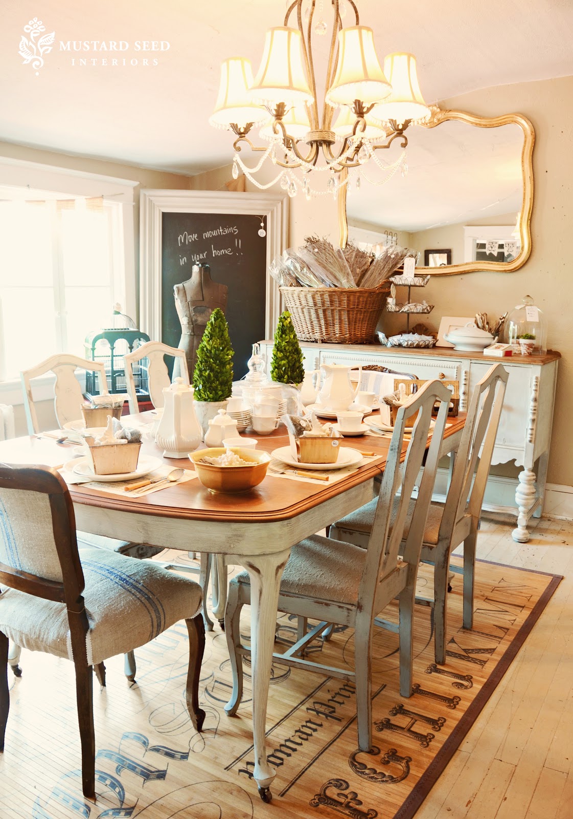 The Washed Buffet Miss Mustard Seed