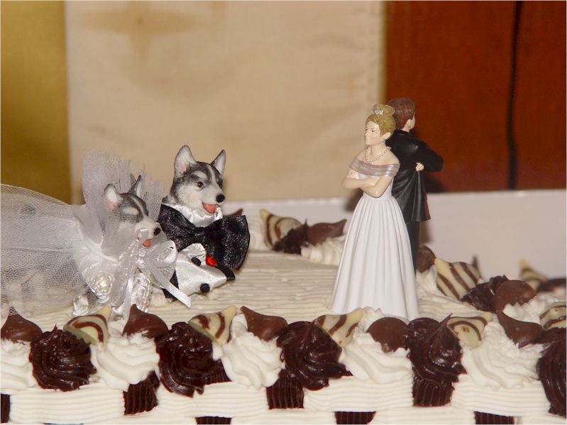 Cake topper possibilities are endless There are those with sculpted dogs Cake topper possibilities are endless There are those with sculpted dogs