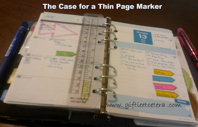 planner, accessories, page marker, today marker, bookmark