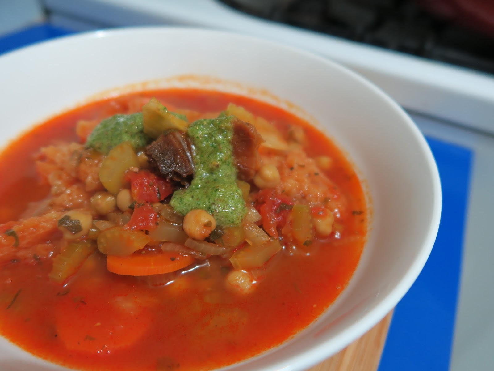 salt sugar & i Chickpea, tomato and bread soup from Plenty by Yotam