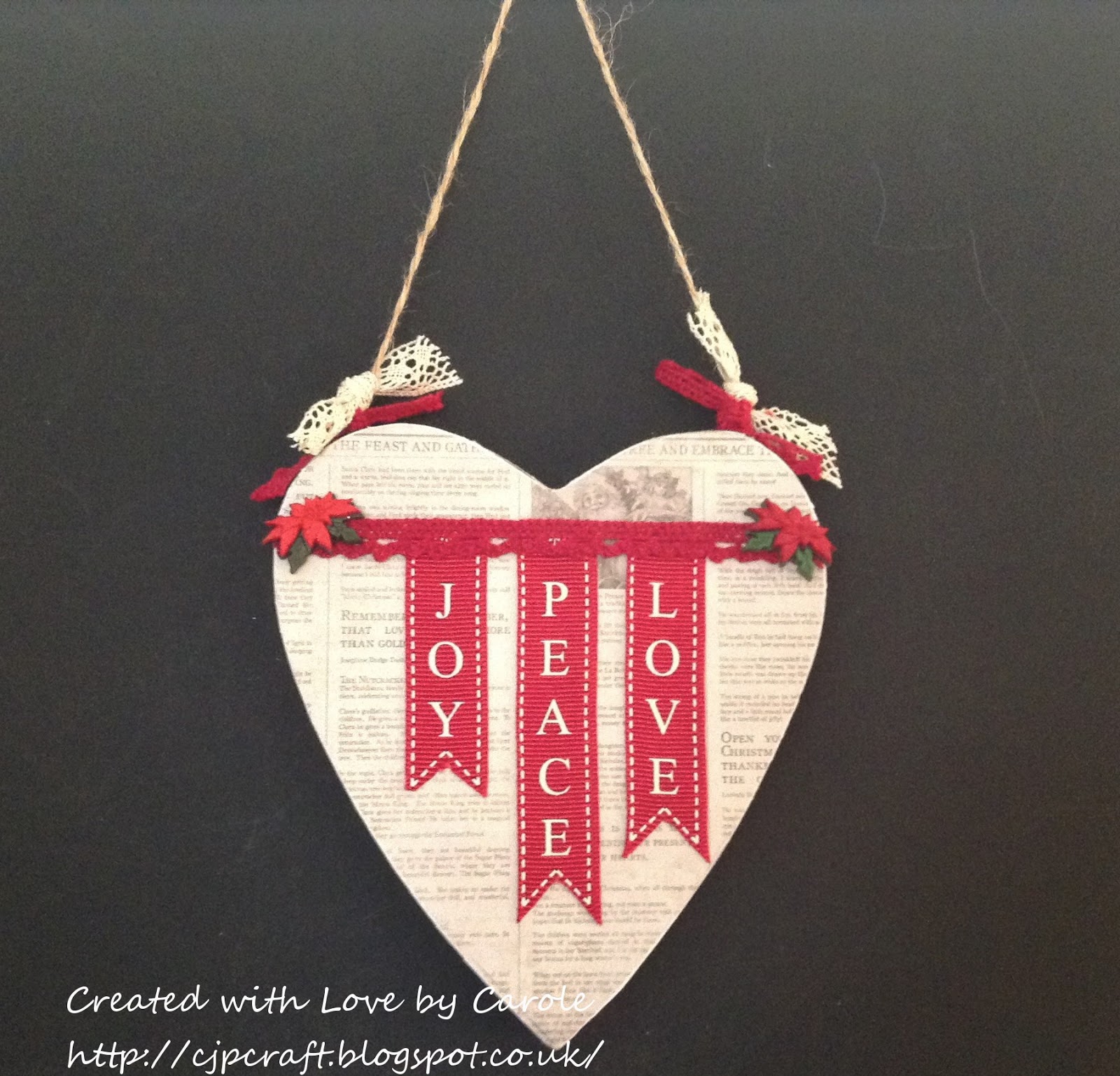 The things I love Joy,Peace,Love Wall Hanging